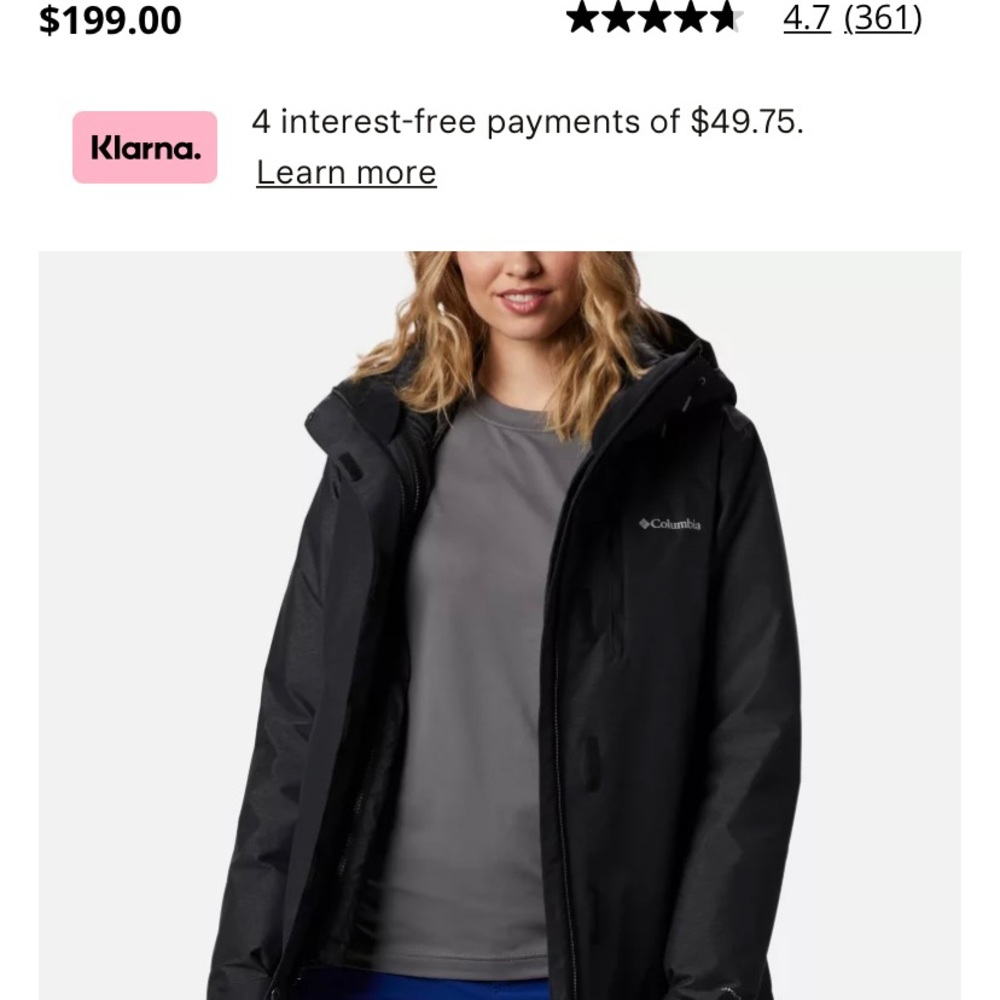 Columbia Interchange Coat 2 in 1 jacket